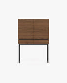 Laskasas CANNES Bar Cabinet Walnut Veneer Matte - Araco Interiors