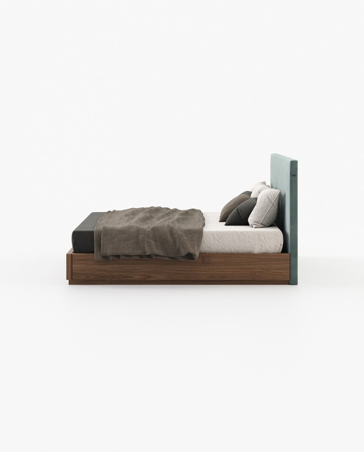 Laskasas CANTÃO Bed & Headboard Vienna Safira - Araco Interiors