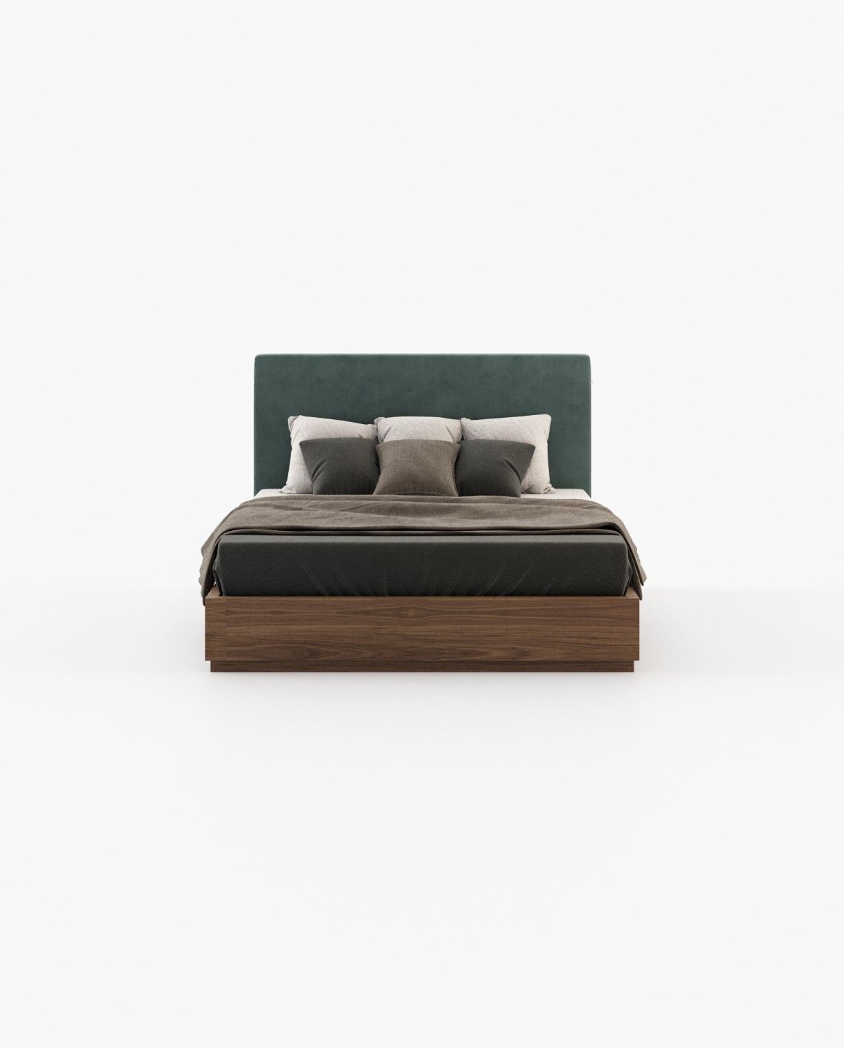 Laskasas CANTÃO Bed & Headboard Vienna Safira - Araco Interiors