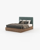 Laskasas CANTÃO Bed & Headboard Vienna Safira - Araco Interiors