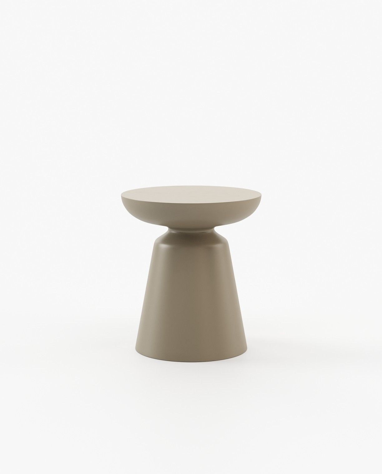Laskasas CAP Nest & Side Table Beige Grey Lacquer Matte - Araco Interiors