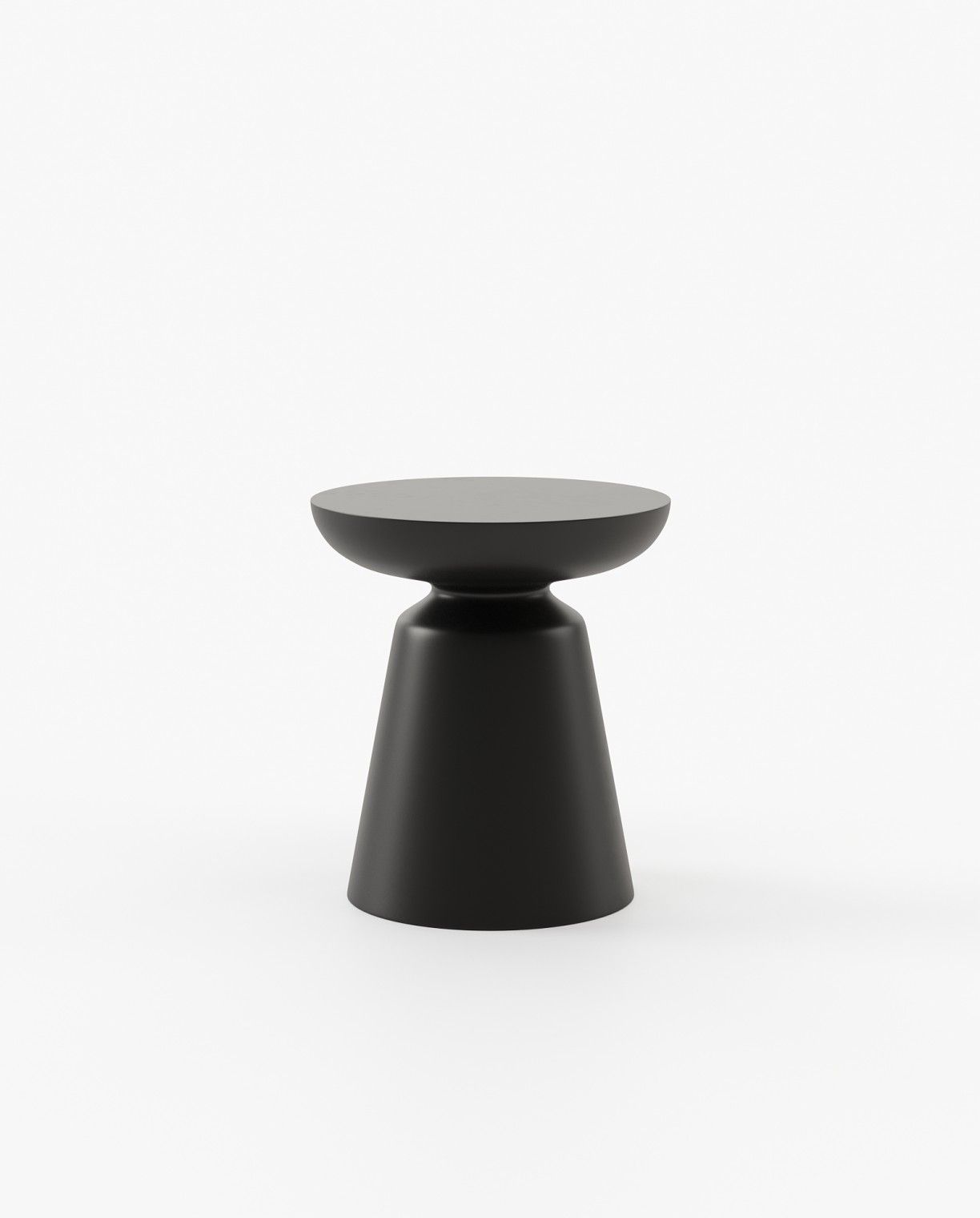 Laskasas CAP Nest & Side Table Black Lacquer Matte - Araco Interiors