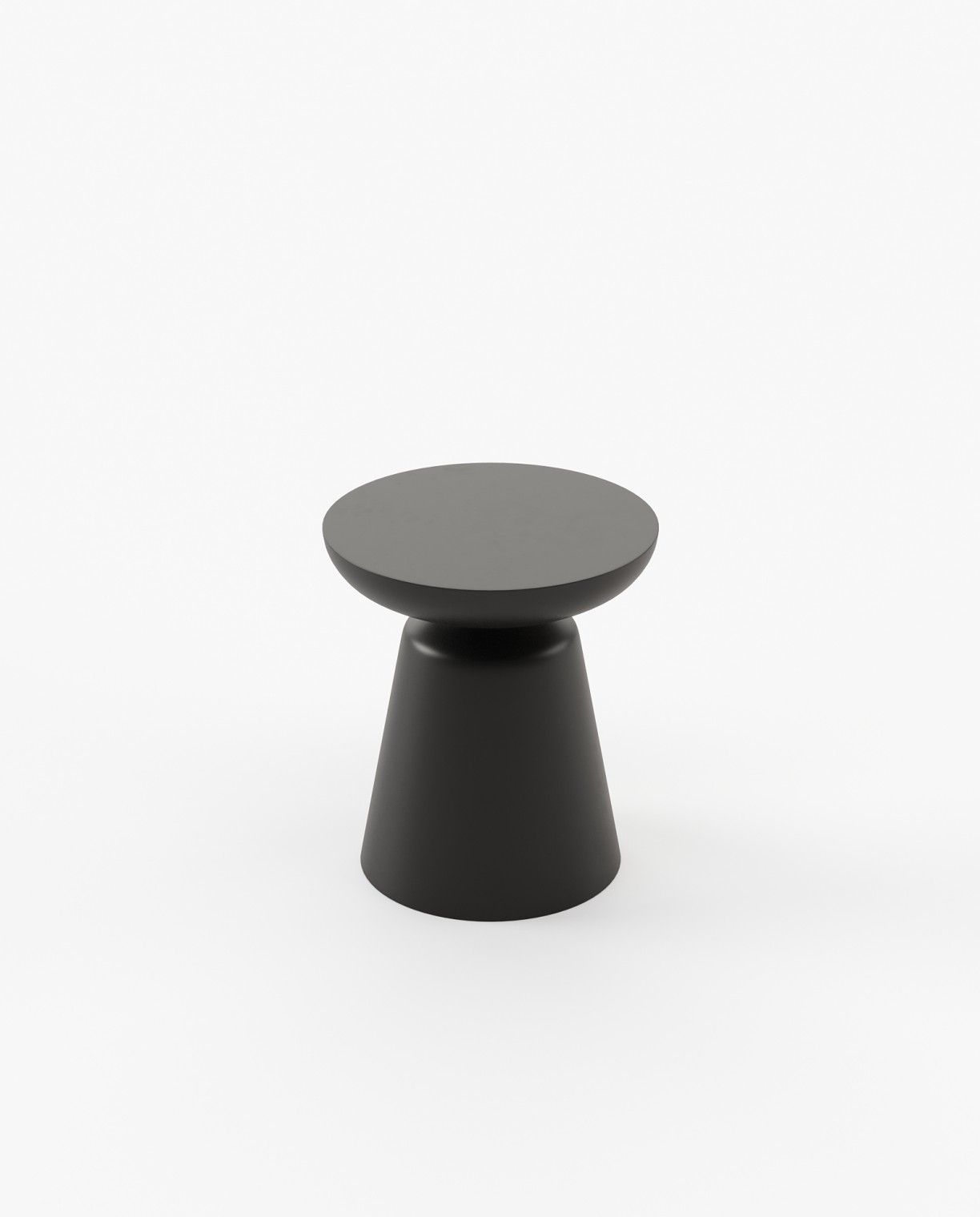 Laskasas CAP Nest & Side Table Black Lacquer Matte - Araco Interiors