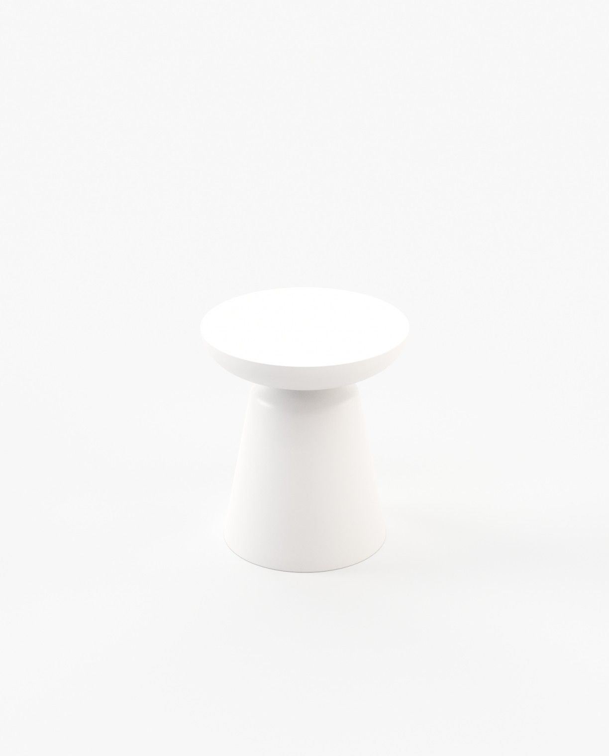 Laskasas CAP Nest & Side Table White Lacquer Matte - Araco Interiors