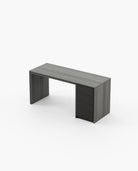 Laskasas CAPE Desk Grey Eucalyptus Veneer Matte - Araco Interiors