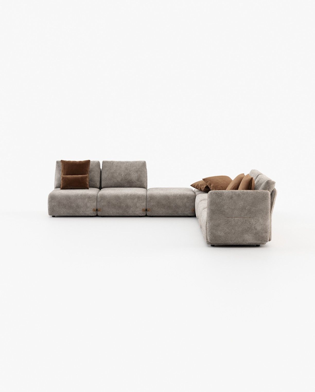Laskasas CASABLANCA arm module Sofa Dom Pearl - Araco Interiors