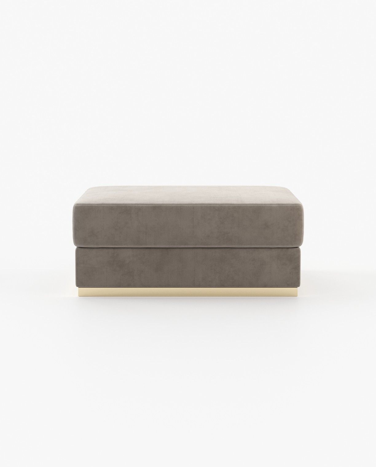 Laskasas CHARLIE Footstool & Pouf Vienna Khaki - Araco Interiors