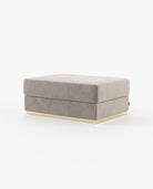 Laskasas CHARLIE Footstool & Pouf Vienna Khaki - Araco Interiors