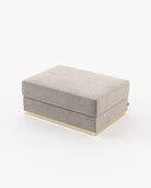 Laskasas CHARLIE Footstool & Pouf Vienna Khaki - Araco Interiors