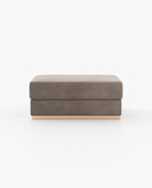 Laskasas CHARLIE Footstool & Pouf Xangai Taupe - Araco Interiors