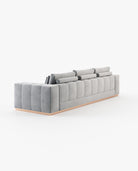 Laskasas CHARLIE with chaiselongue Sofa Vienna Light Grey - Araco Interiors