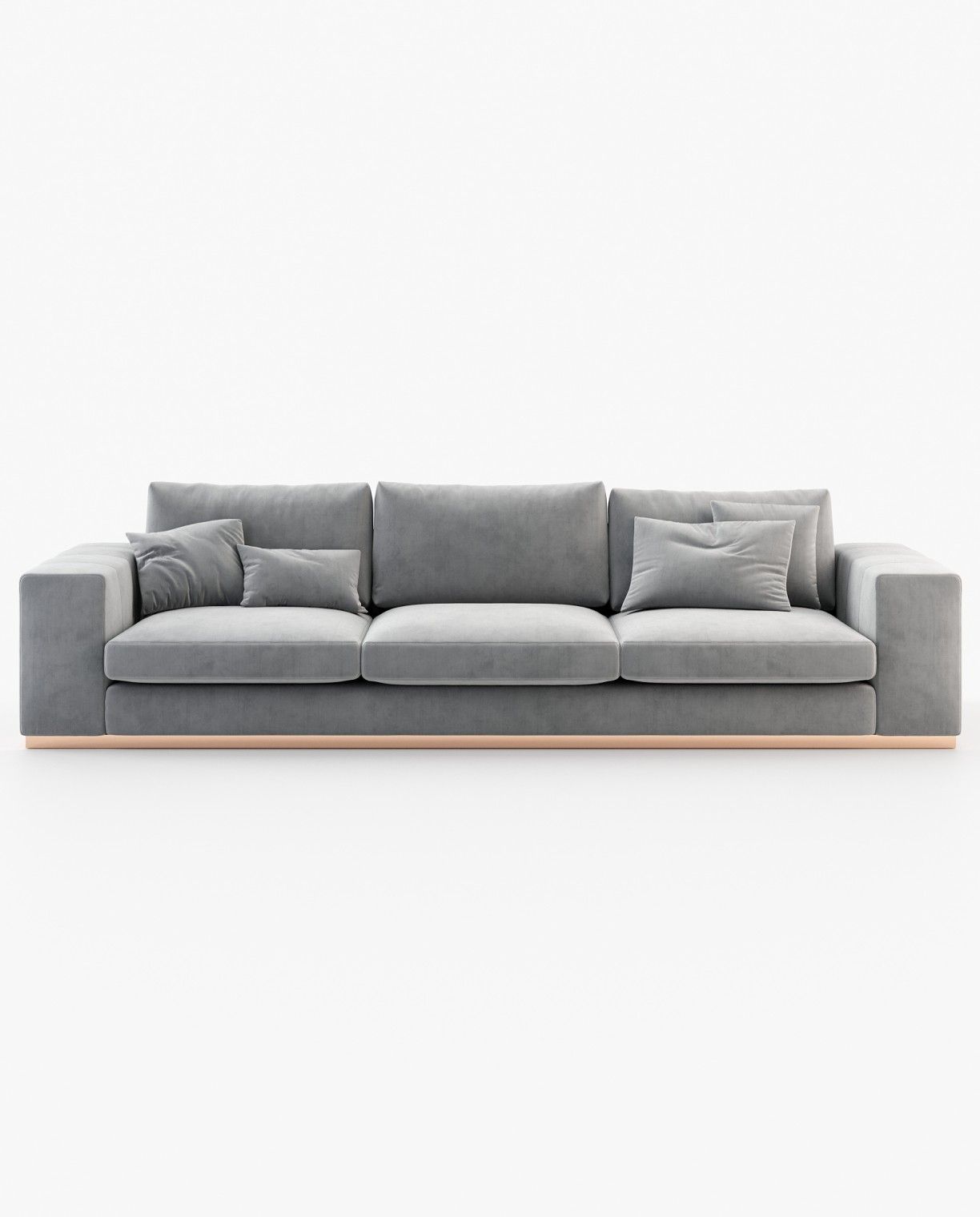 Laskasas CHARLIE with chaiselongue Sofa Vienna Light Grey - Araco Interiors