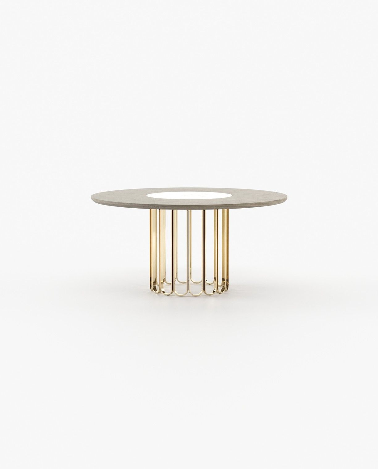 Laskasas CHERYL Dining & Bar Table Aged Oak Veneer Matte - Araco Interiors