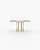 Laskasas CHERYL Dining & Bar Table Aged Oak Veneer Matte - Araco Interiors