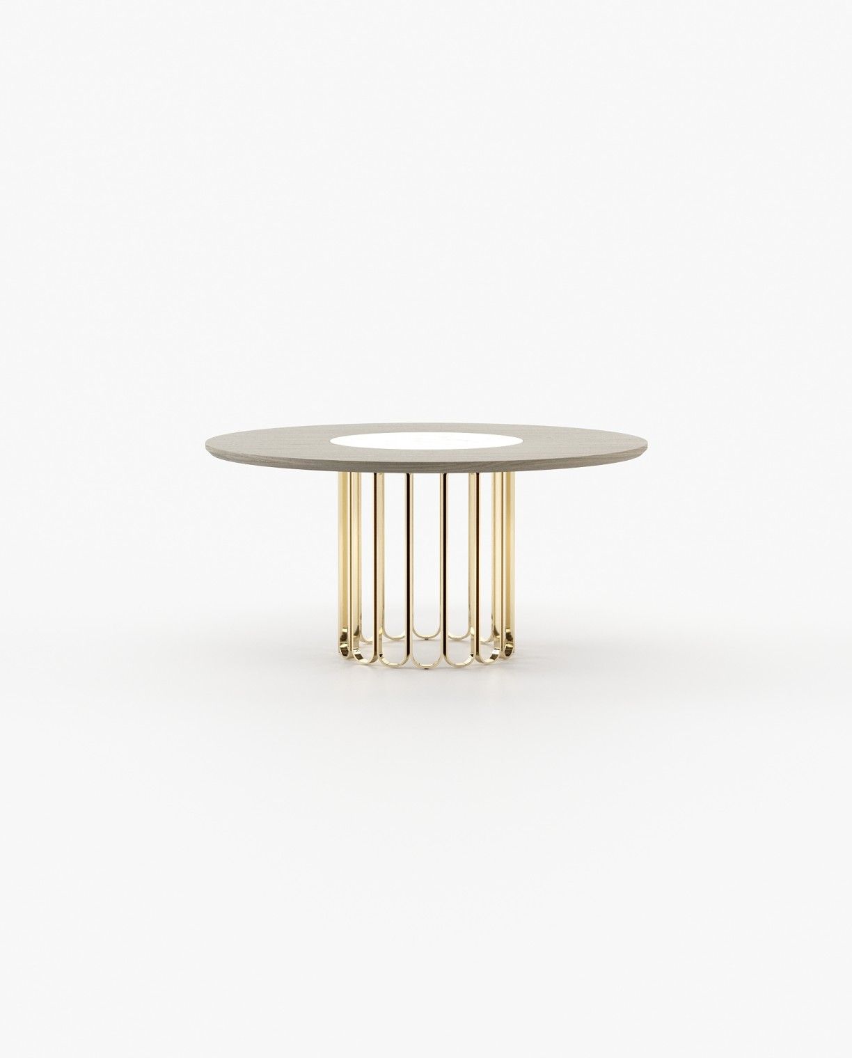 Laskasas CHERYL Dining & Bar Table Aged Oak Veneer Matte - Araco Interiors