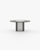 Laskasas CHERYL Dining & Bar Table Grey Eucalyptus Veneer Matte - Araco Interiors