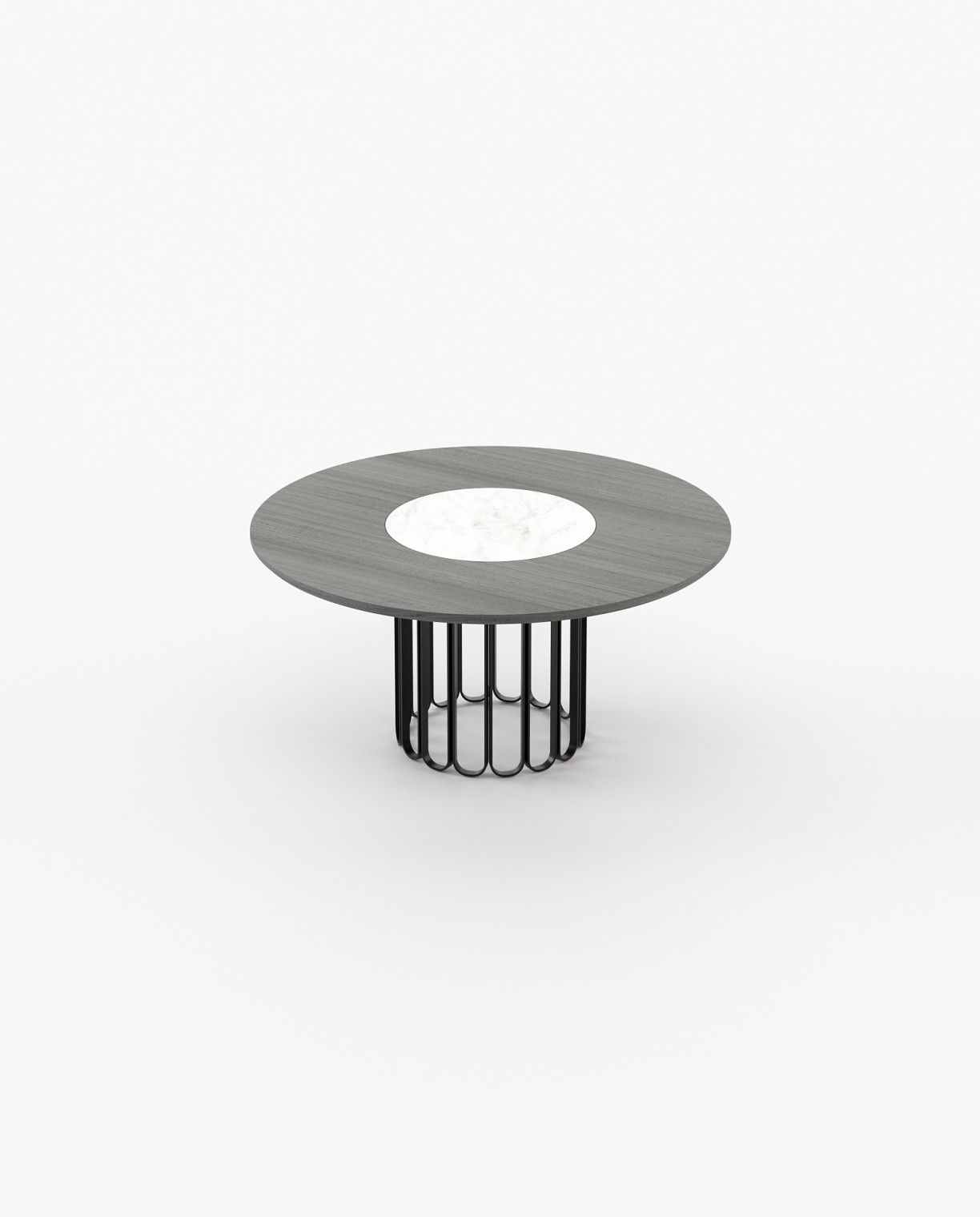 Laskasas CHERYL Dining & Bar Table Grey Eucalyptus Veneer Matte - Araco Interiors