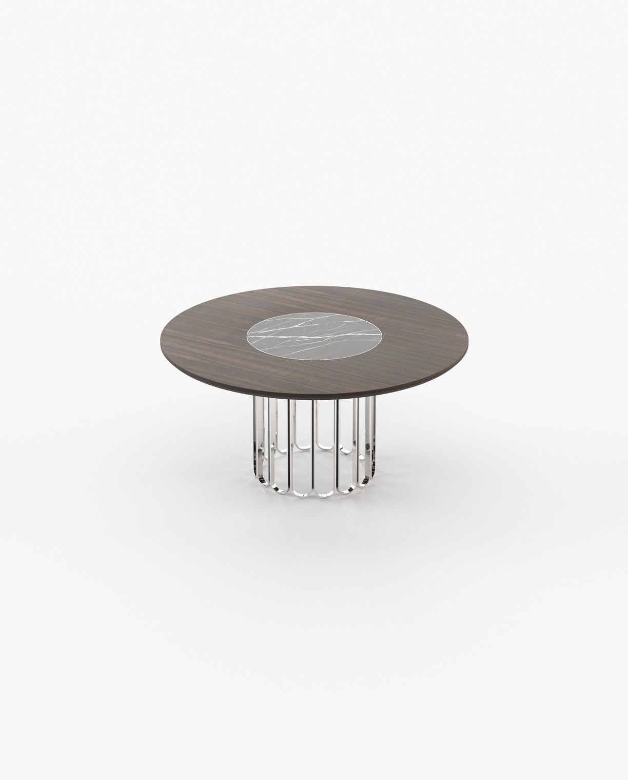 Laskasas CHERYL Dining & Bar Table Smoked Eucalyptus Veneer Matte - Araco Interiors