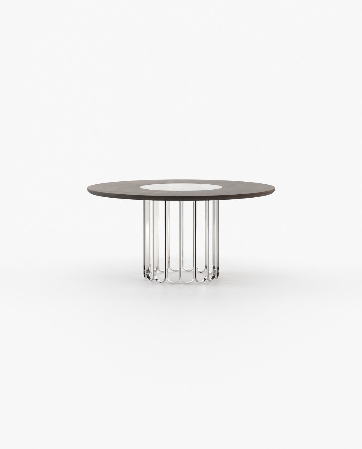 Laskasas CHERYL Dining & Bar Table Smoked Eucalyptus Veneer Matte - Araco Interiors
