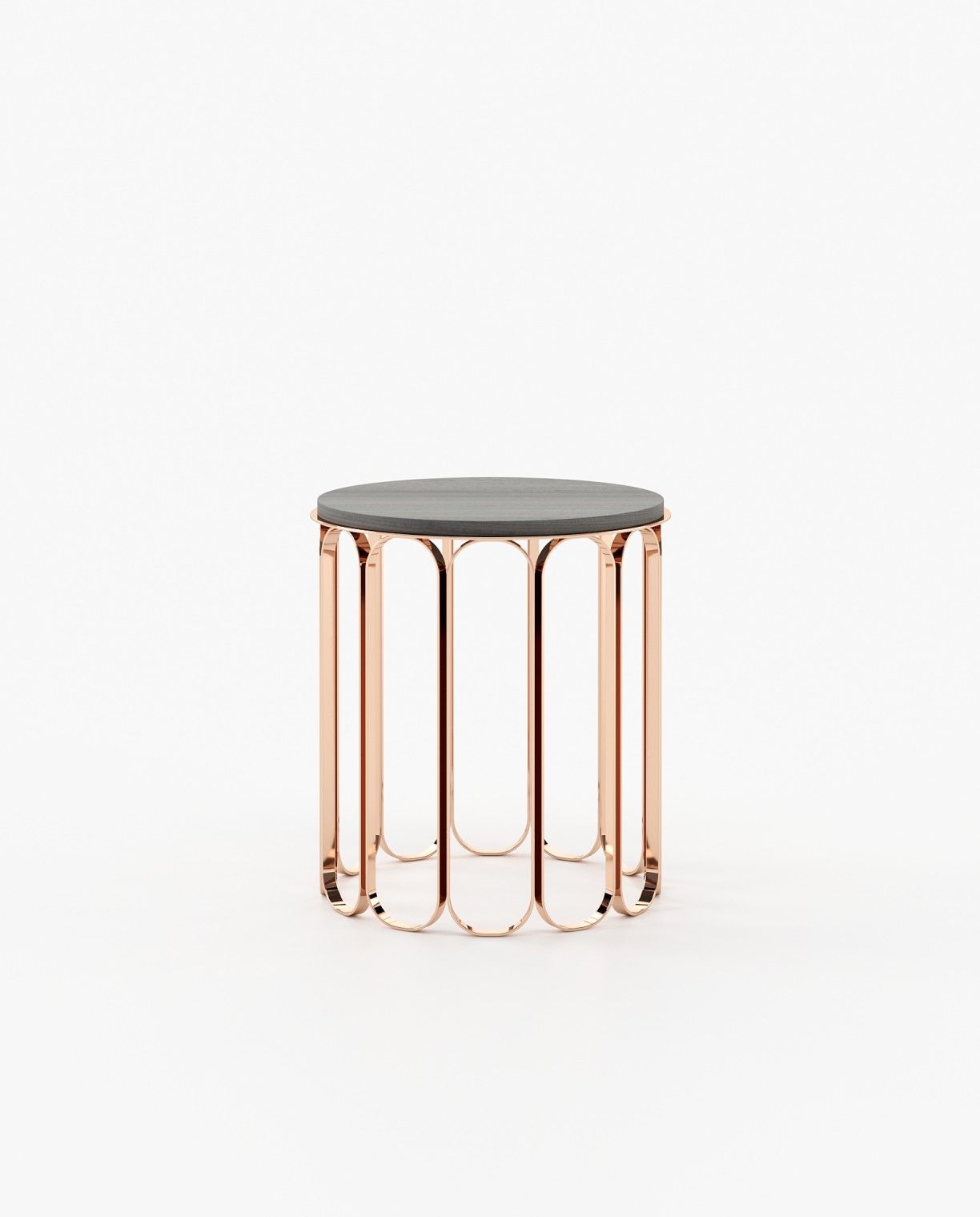 Laskasas CHERYL Nest & Side Table Grey Eucalyptus Veneer Matte - Araco Interiors