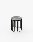 Laskasas CHERYL Nest & Side Table Nero Marquina Polished Marble - Araco Interiors