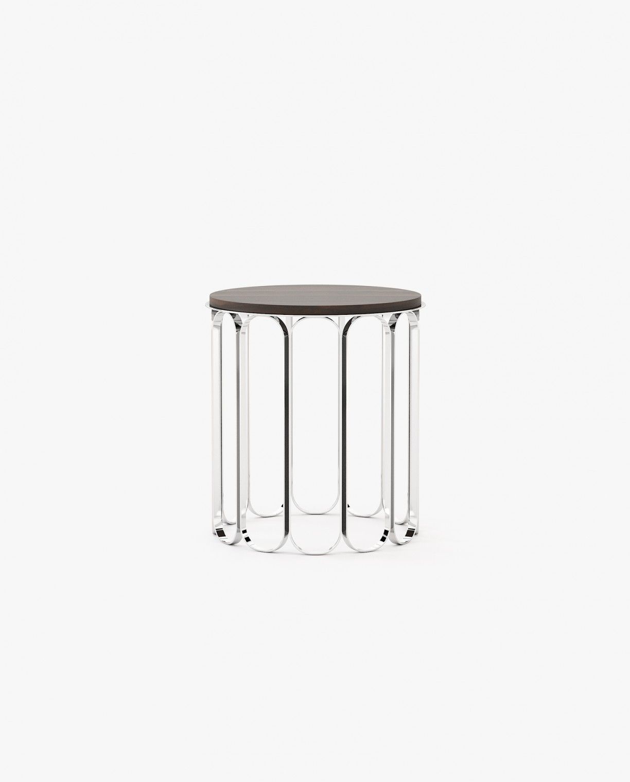 Laskasas CHERYL Nest & Side Table Smoked Eucalyptus Veneer Matte - Araco Interiors