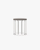 Laskasas CHERYL Nest & Side Table Smoked Eucalyptus Veneer Matte - Araco Interiors