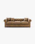 Laskasas CHESTER 2 seater Sofa Seoul Camel Leather - Araco Interiors