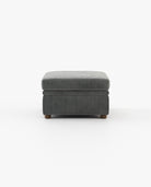 Laskasas CHESTER Footstool & Pouf Vienna Anthracite - Araco Interiors