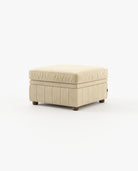 Laskasas CHESTER Footstool & Pouf Vienna Beige - Araco Interiors