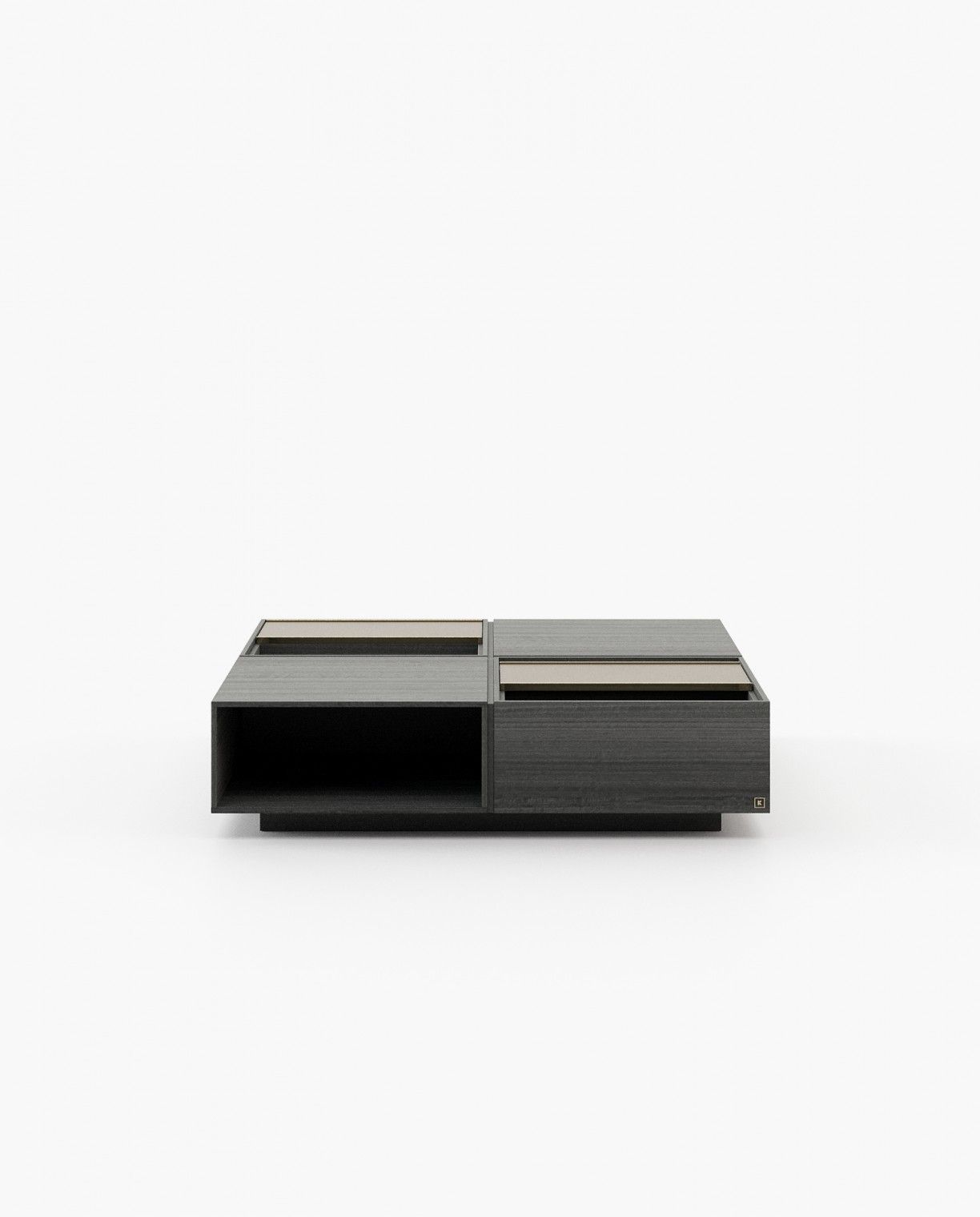 Laskasas CHIOS Coffee Table Grey Eucalyptus Veneer Matte - Araco Interiors