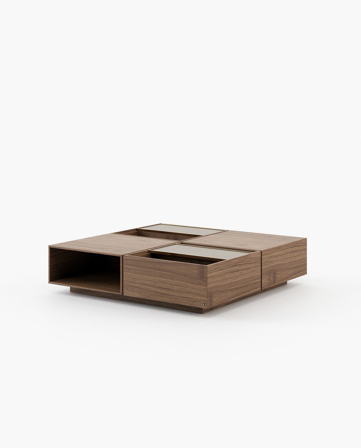 Laskasas CHIOS Coffee Table Walnut Veneer Matte - Araco Interiors