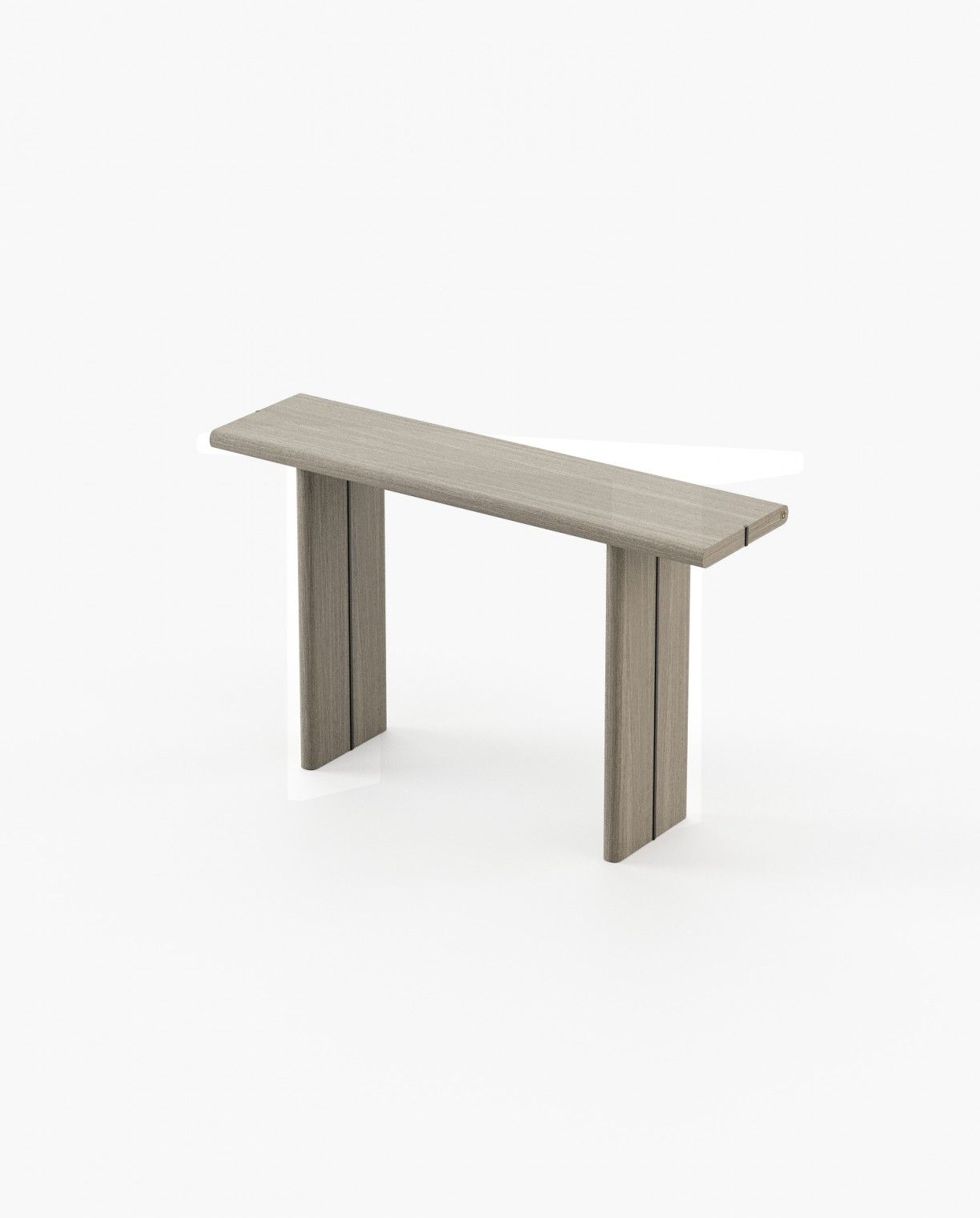 Laskasas CHIOS Console Table Aged Oak Veneer Matte - Araco Interiors