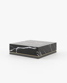 Laskasas CLEA Coffee Table Nero Marquina Polished Marble - Araco Interiors