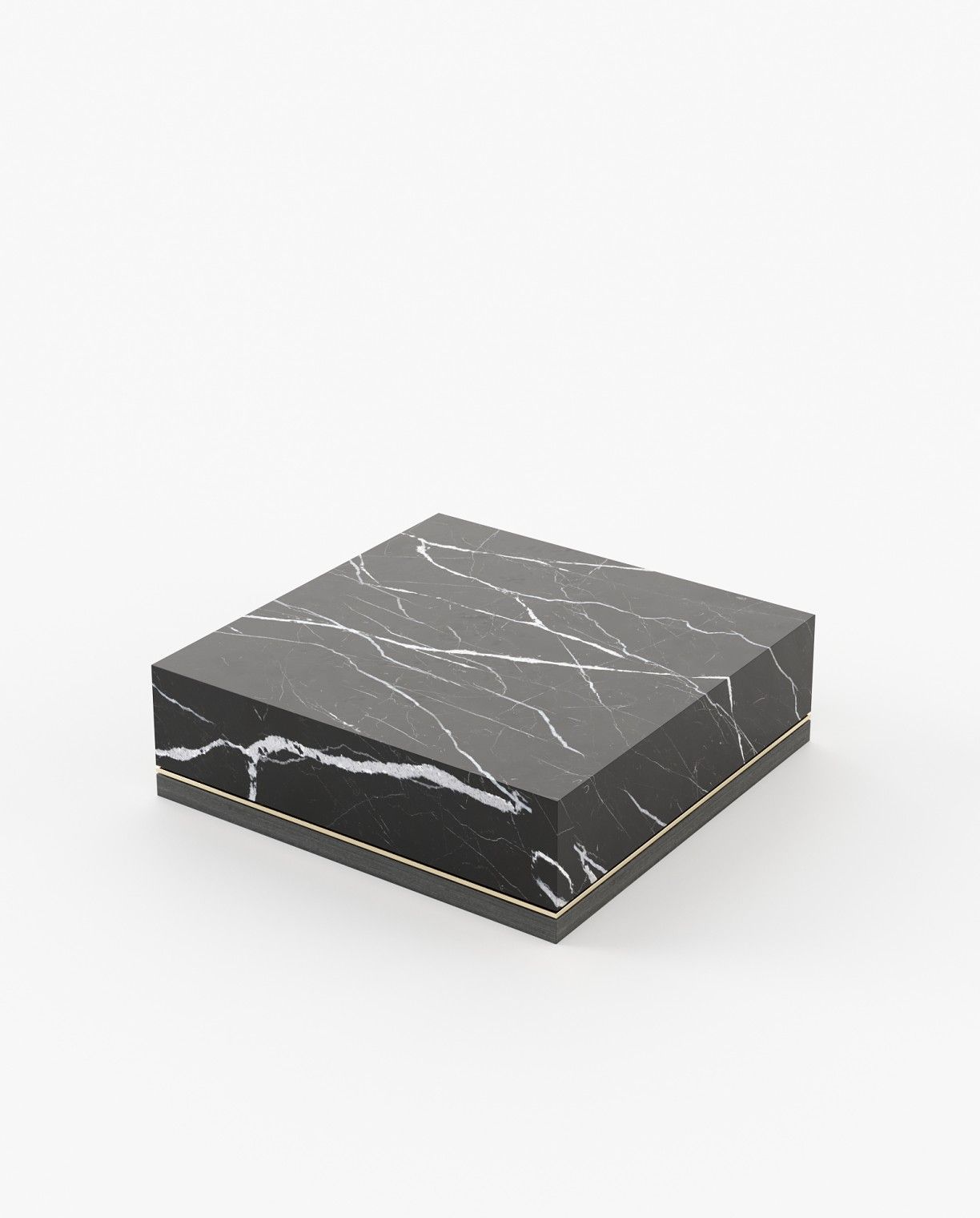 Laskasas CLEA Coffee Table Nero Marquina Polished Marble - Araco Interiors