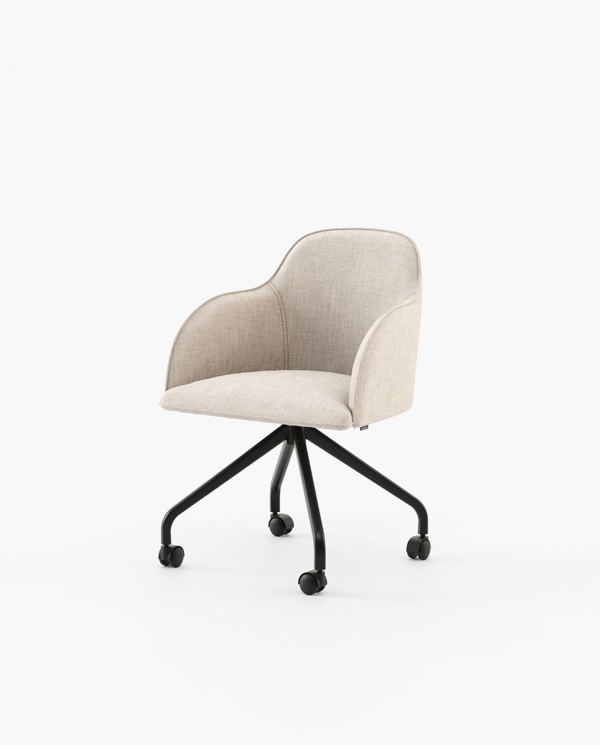 Laskasas CLYDE office Dining Chair & Bench Xangai White - Araco Interiors