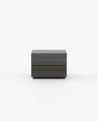 Laskasas CONNOR Bedside Cabinet & Table Grey Eucalyptus Veneer Matte - Araco Interiors