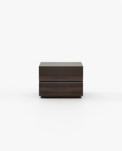 Laskasas CONNOR Bedside Cabinet & Table Smoked Eucalyptus Veneer Matte - Araco Interiors