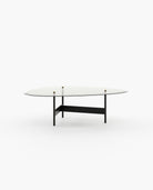 Laskasas CRAWFORD Coffee Table Textured Black Iron - Araco Interiors