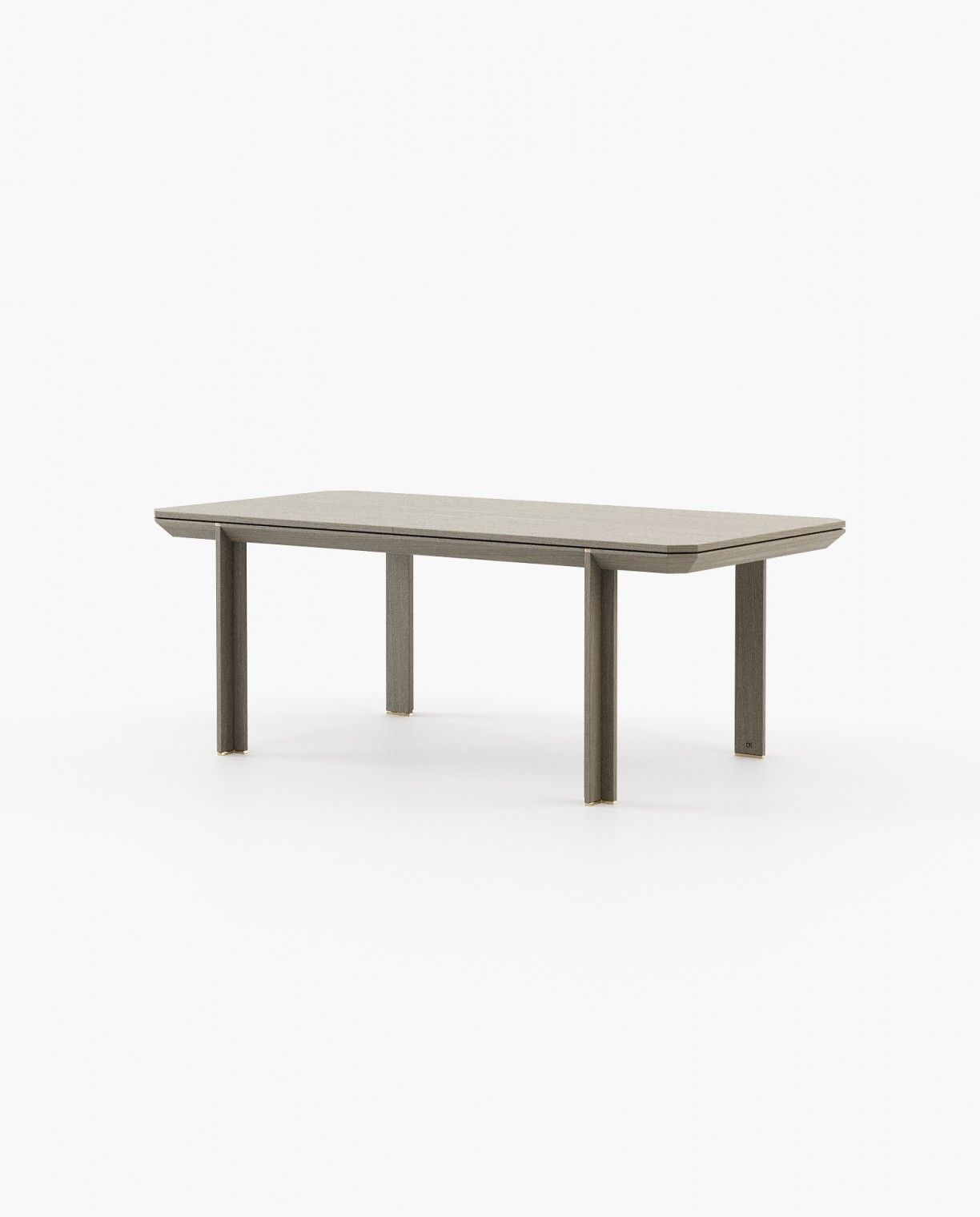 Laskasas CRES Dining & Bar Table Aged Oak Veneer Matte - Araco Interiors