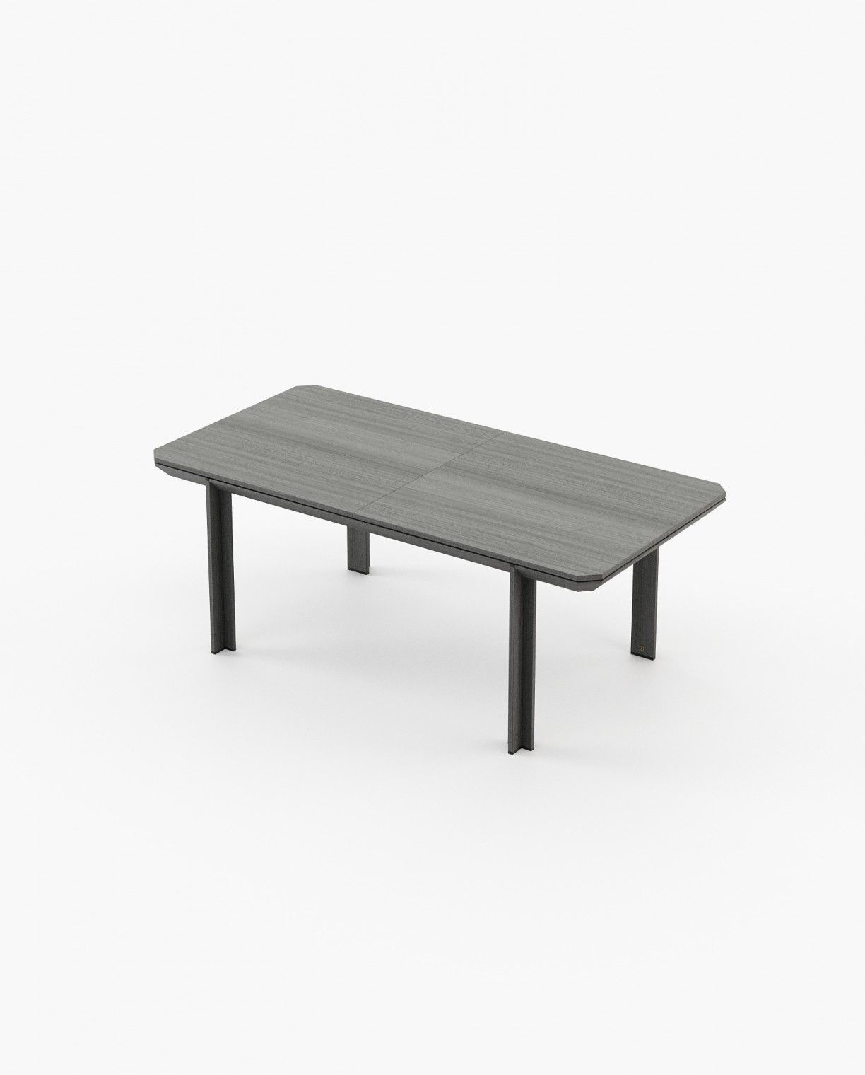 Laskasas CRES Dining & Bar Table Grey Eucalyptus Veneer Matte - Araco Interiors