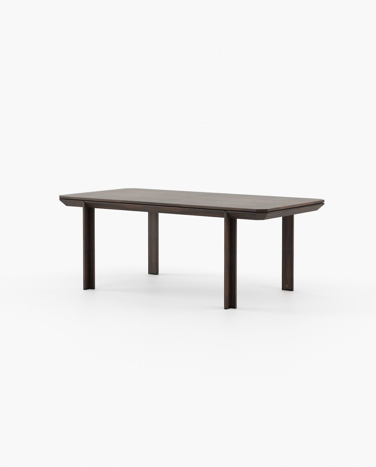 Laskasas CRES Dining & Bar Table Smoked Eucalyptus Veneer Matte - Araco Interiors