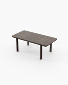 Laskasas CRES Dining & Bar Table Smoked Eucalyptus Veneer Matte - Araco Interiors