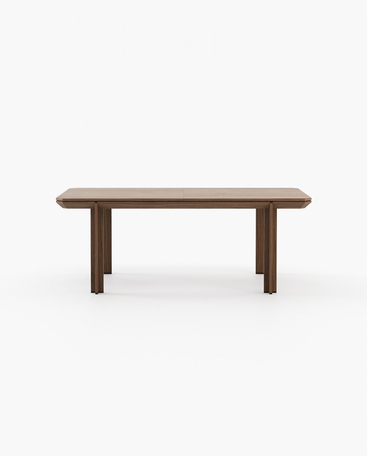 Laskasas CRES Dining & Bar Table Walnut Veneer Matte - Araco Interiors