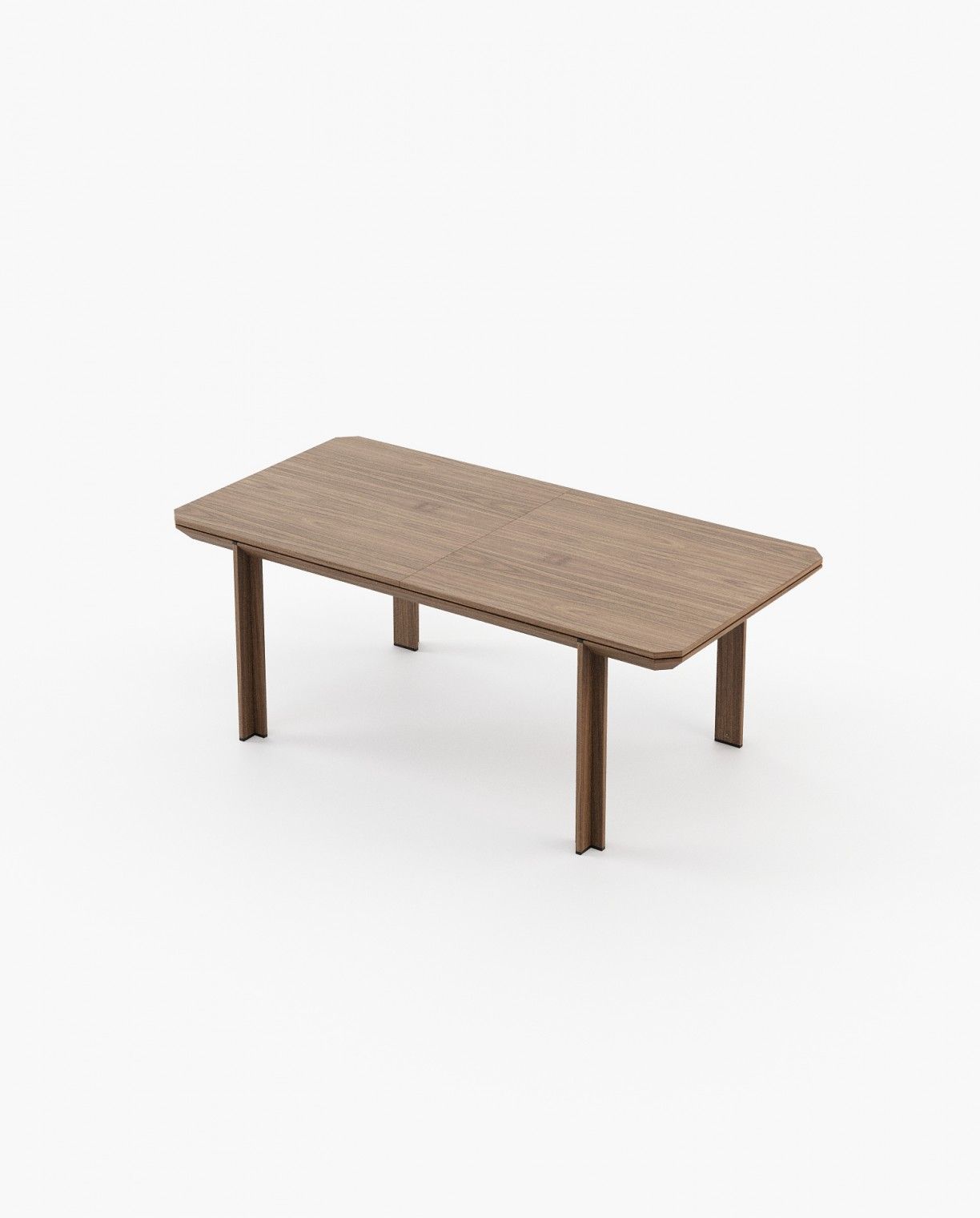 Laskasas CRES Dining & Bar Table Walnut Veneer Matte - Araco Interiors