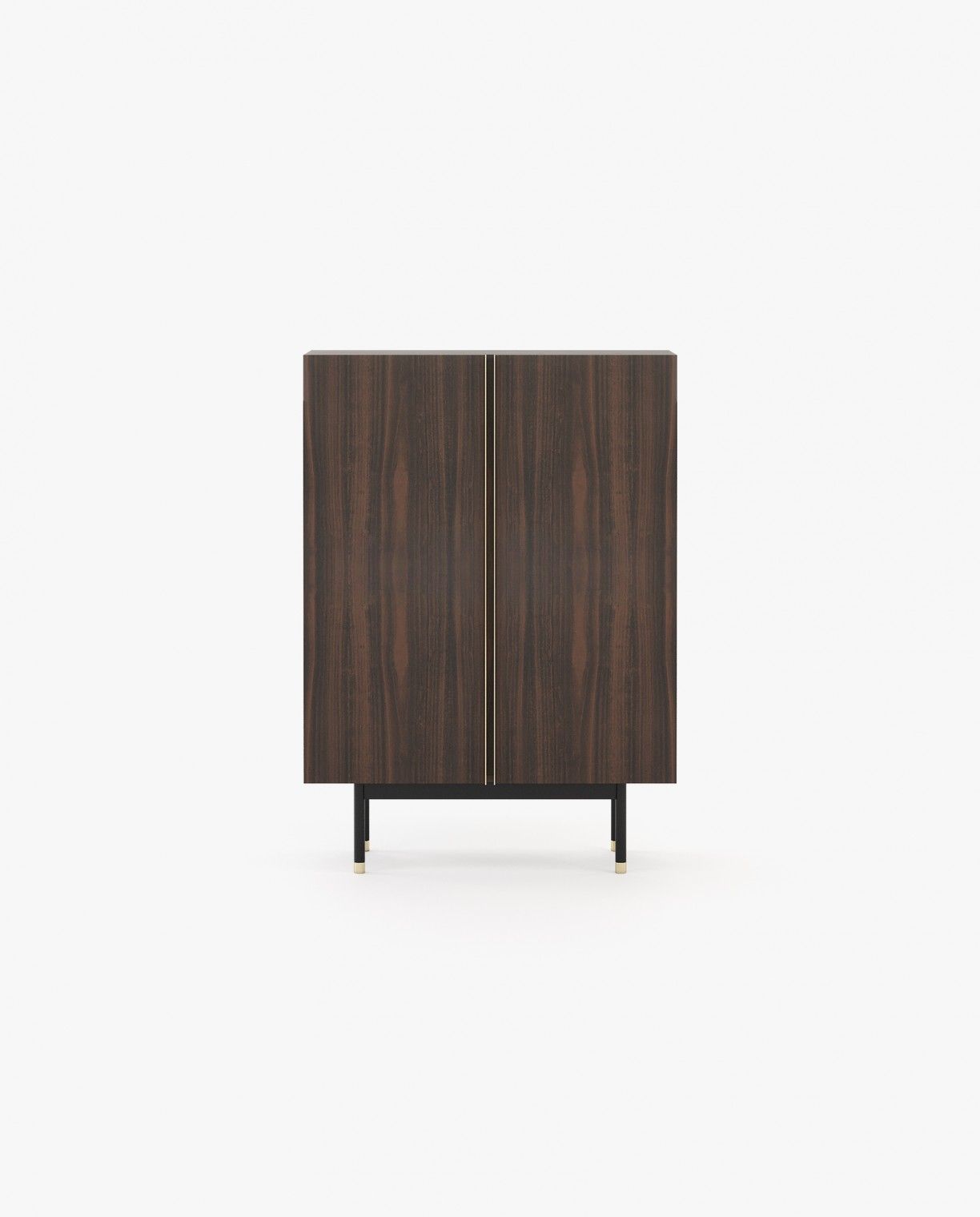 Laskasas CUBA Bar Cabinet Smoked Eucalyptus Veneer Matte - Araco Interiors