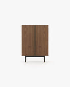 Laskasas CUBA Bar Cabinet Walnut Veneer Matte - Araco Interiors