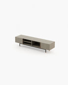 Laskasas CUBA Media Unit Aged Oak Veneer Matte - Araco Interiors