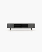 Laskasas CUBA Media Unit Grey Eucalyptus Veneer Matte - Araco Interiors