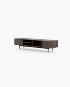 Laskasas CUBA Media Unit Smoked Eucalyptus Veneer Matte - Araco Interiors
